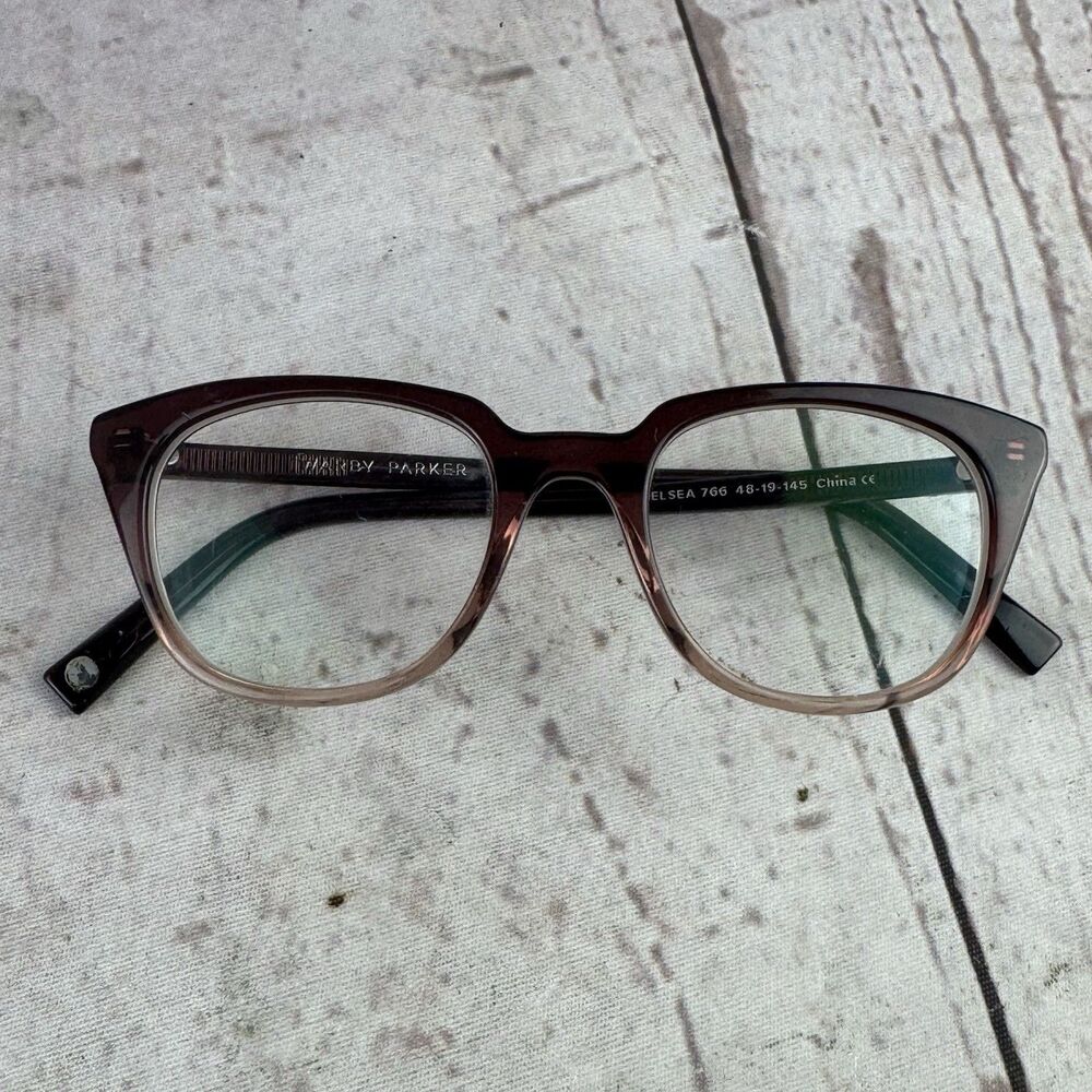 Warby Parker Chelsea 766 Eyeglasses Frames Crystal Mauve 48-19-145 Womens